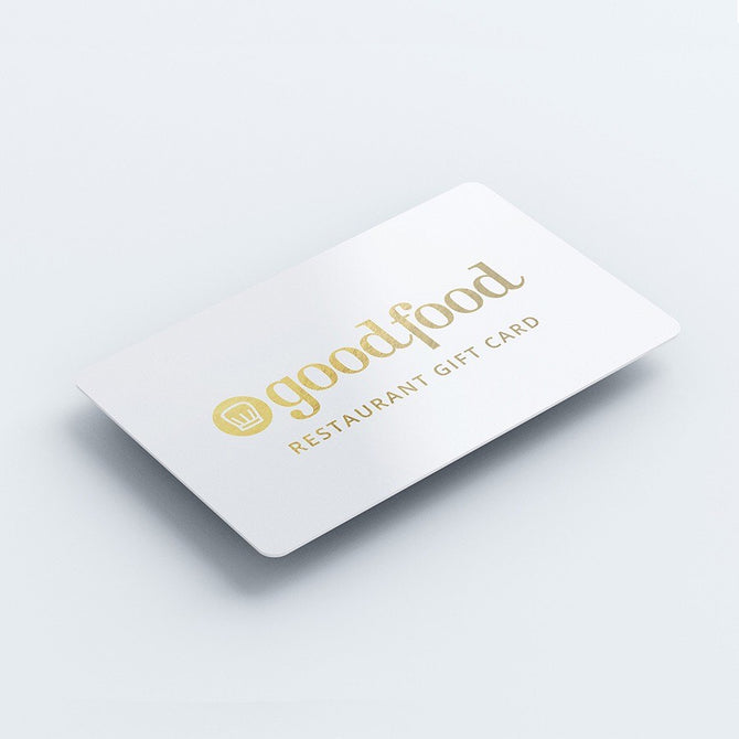 Good food restaurant gift card