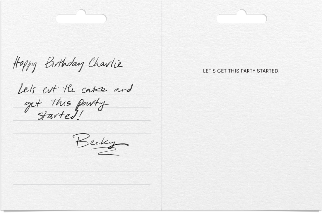 The Birthday Card Carrier