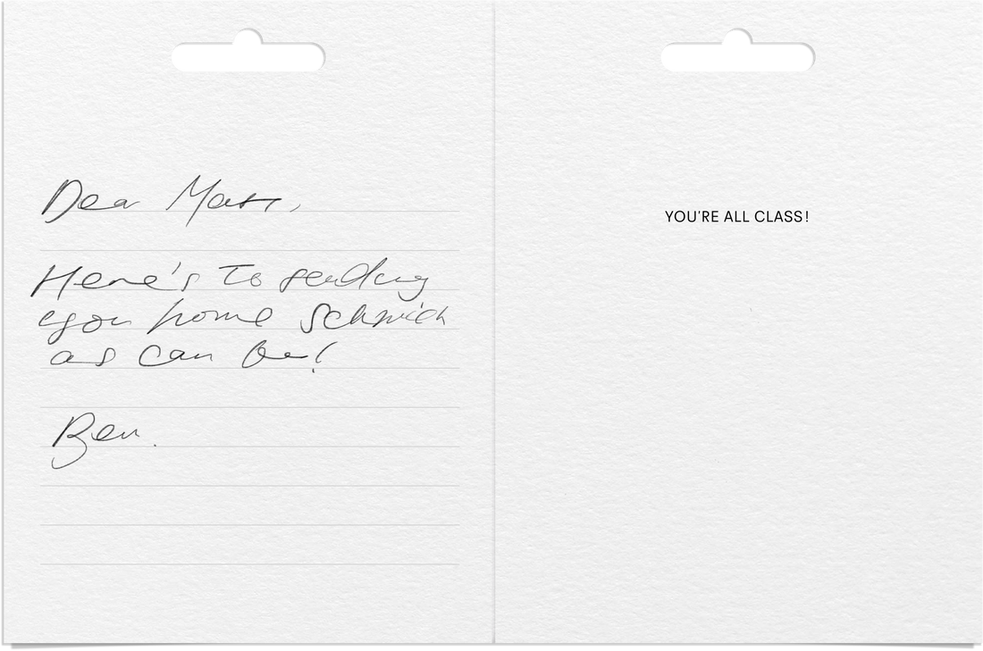 The Thanks Card Carrier
