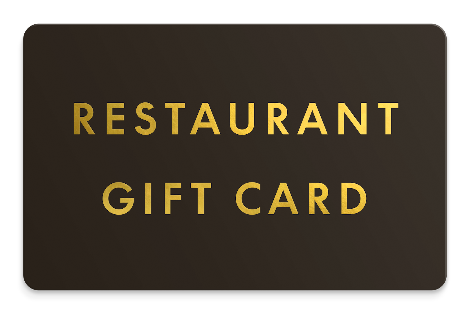 Restaurant Gift Card